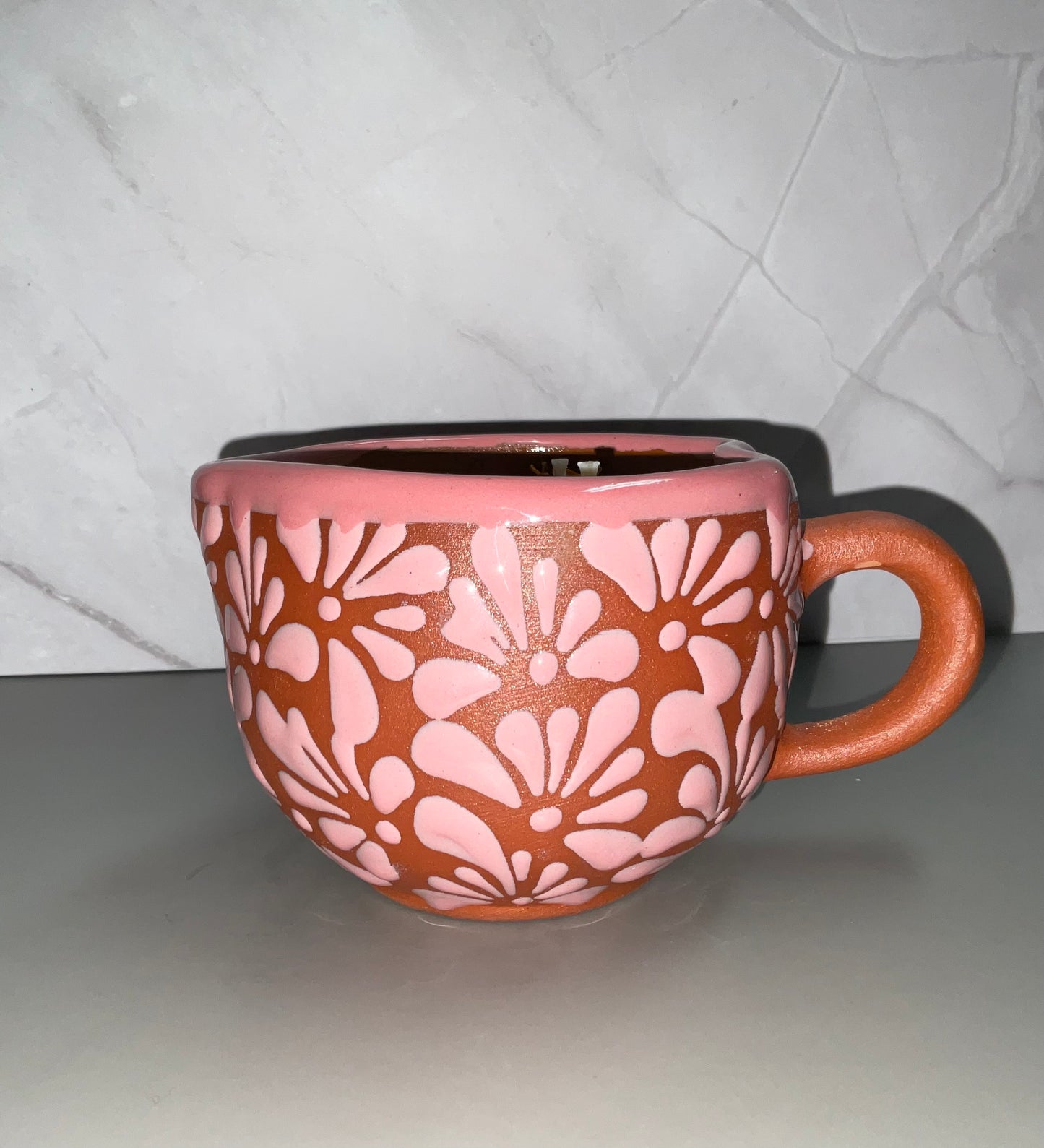 Taza Corazon Engove Rosita Con Cafe